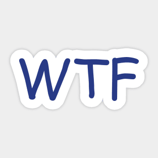 WTF Sticker